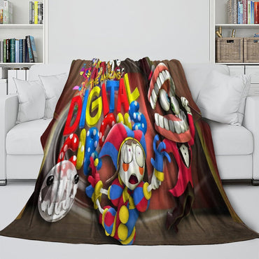 The Amazing Digital Circus Blanket Flannel Fleece Throw Room Decoration (Online Order Only)