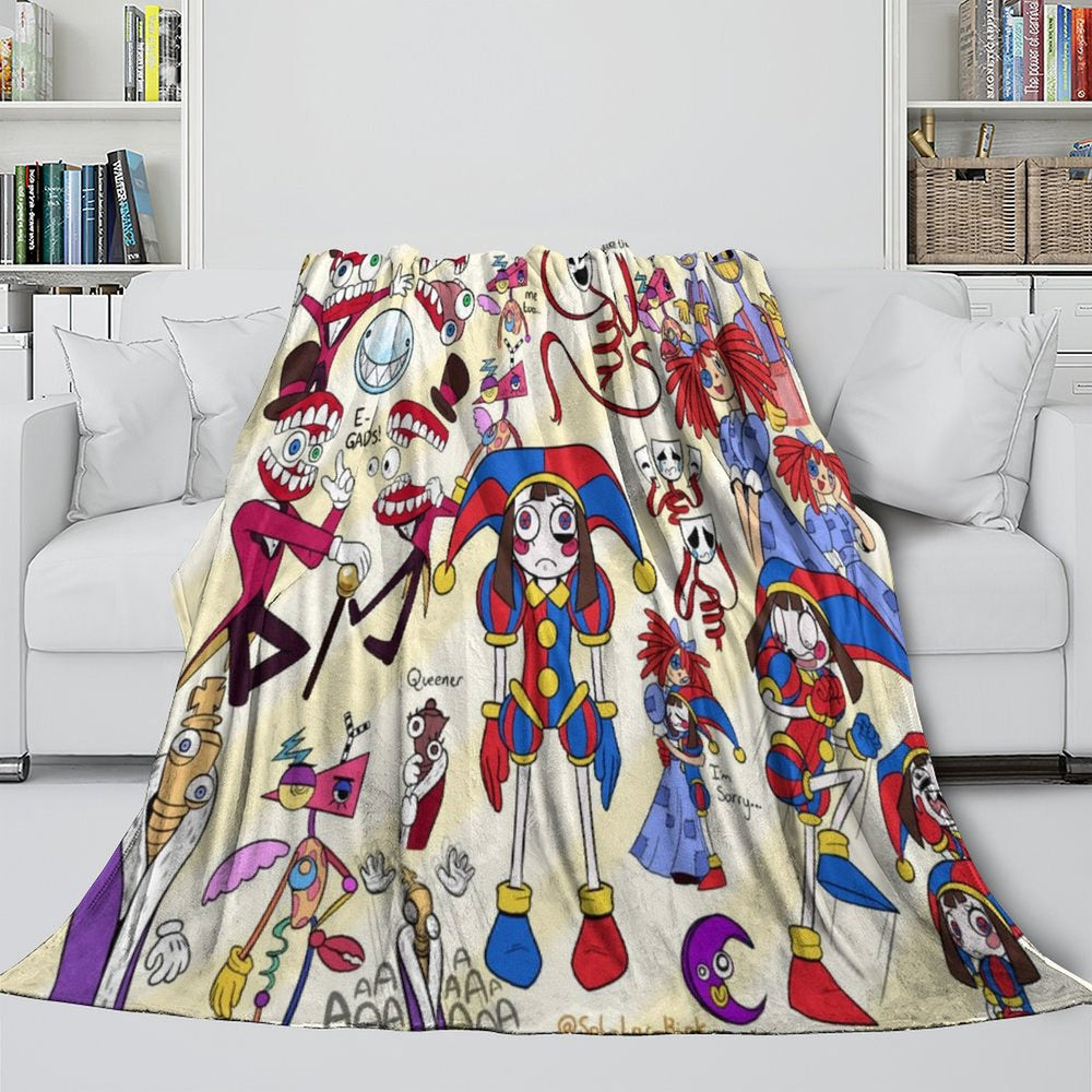 The Amazing Digital Circus Blanket Flannel Fleece Throw Room Decoration (Online Order Only)