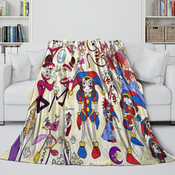 The Amazing Digital Circus Blanket Flannel Fleece Throw Room Decoration (Online Order Only)