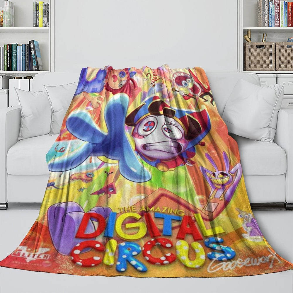 The Amazing Digital Circus Blanket Flannel Fleece Throw Room Decoration (Online Order Only)