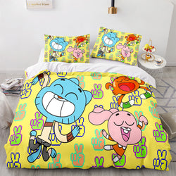 The Amazing World of Gumball Bedding Set Quilt Duvet Cover Bedding Sets (Online Order Only)