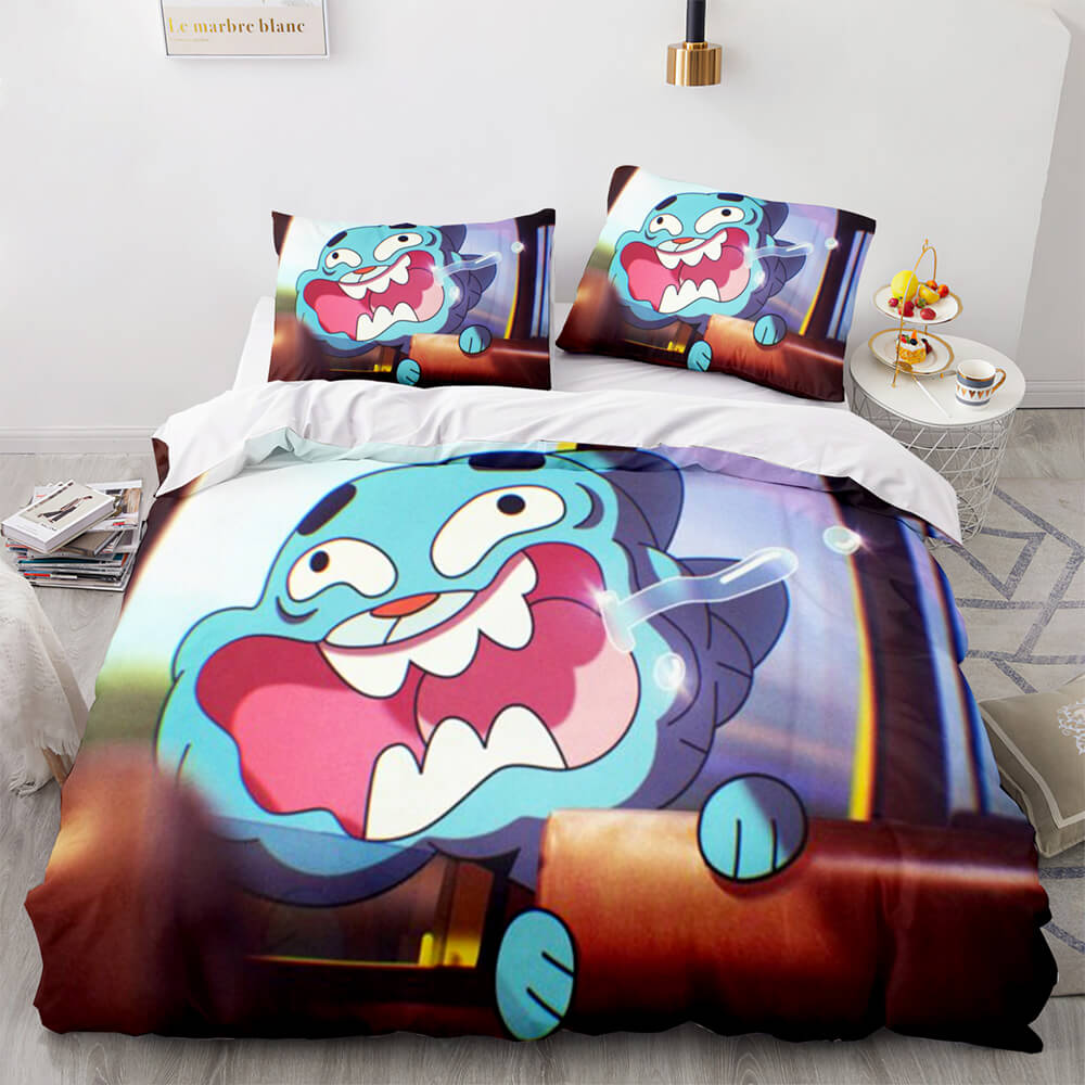 The Amazing World of Gumball Bedding Set Quilt Duvet Cover Bedding Sets (Online Order Only)