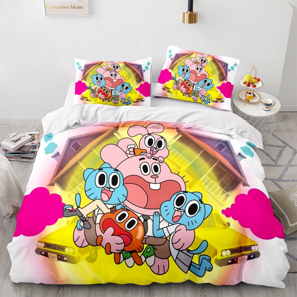 The Amazing World of Gumball Bedding Set Quilt Duvet Cover Bedding Sets (Online Order Only)