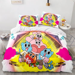 The Amazing World of Gumball Bedding Set Quilt Duvet Cover Bedding Sets (Online Order Only)
