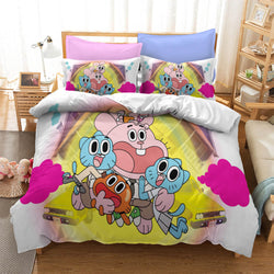 The Amazing World of Gumball Cosplay Bedding Set Duvet Cover Bed Sets (Online Order Only)