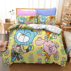 The Amazing World of Gumball Cosplay Bedding Set Duvet Cover Bed Sets (Online Order Only)