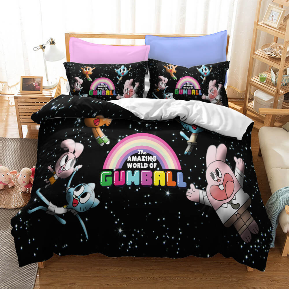 The Amazing World of Gumball Cosplay Bedding Set Duvet Cover Bed Sets (Online Order Only)