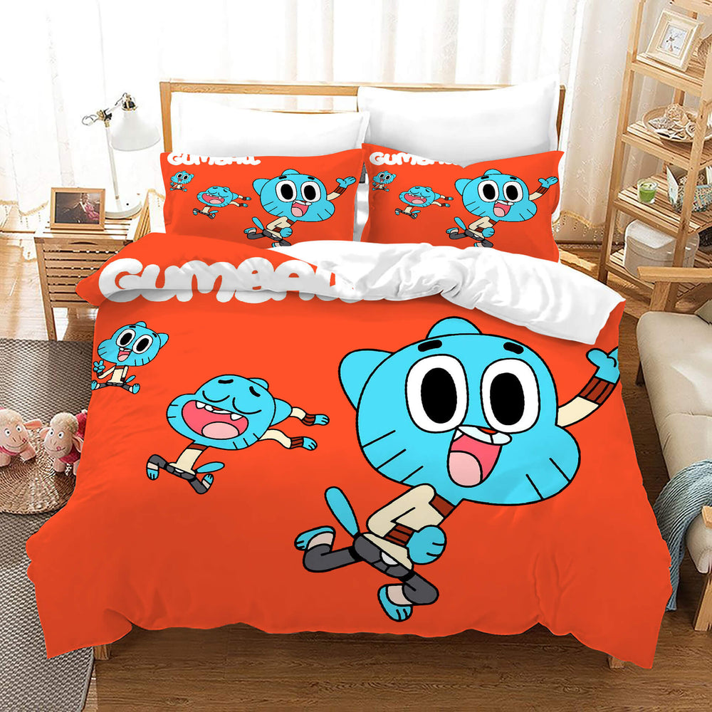 The Amazing World of Gumball Cosplay Bedding Set Duvet Cover Bed Sets (Online Order Only)