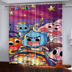 The Amazing World of Gumball Curtains Blackout Window Drapes (Online Order Only)