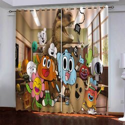 The Amazing World of Gumball Curtains Blackout Window Drapes (Online Order Only)