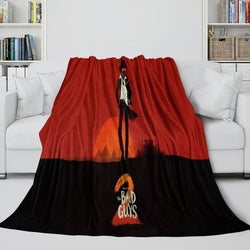 The Bad Guys 2 Blanket Pattern Flannel Throw Room Decoration (ONLINE ORDER ONLY)