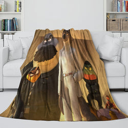 The Bad Guys 2 Blanket Pattern Flannel Throw Room Decoration (ONLINE ORDER ONLY)
