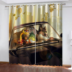 The Bad Guys Curtains Cosplay Blackout Window Drapes (Online Order Only)