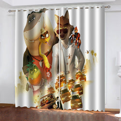 The Bad Guys Curtains Cosplay Blackout Window Drapes (Online Order Only)