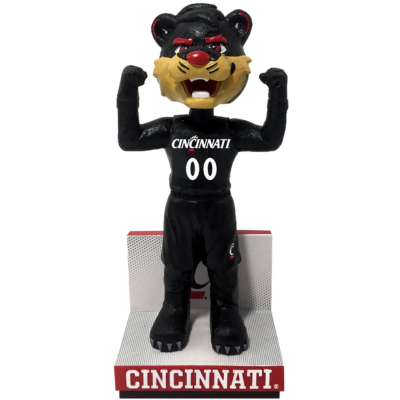 The Bearcat Cincinnati Bearcats Mascot Bobbleheads (ONLINE ORDER ONLY)