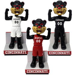 The Bearcat Cincinnati Bearcats Mascot Bobbleheads (ONLINE ORDER ONLY)