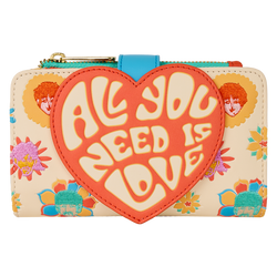 Loungefly The Beatles All You Need Is Love Flap Wallet (Online Order Only)