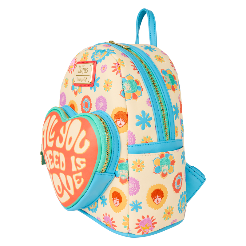 Loungefly The Beatles All You Need Is Love Mini Backpack (Online Order Only)