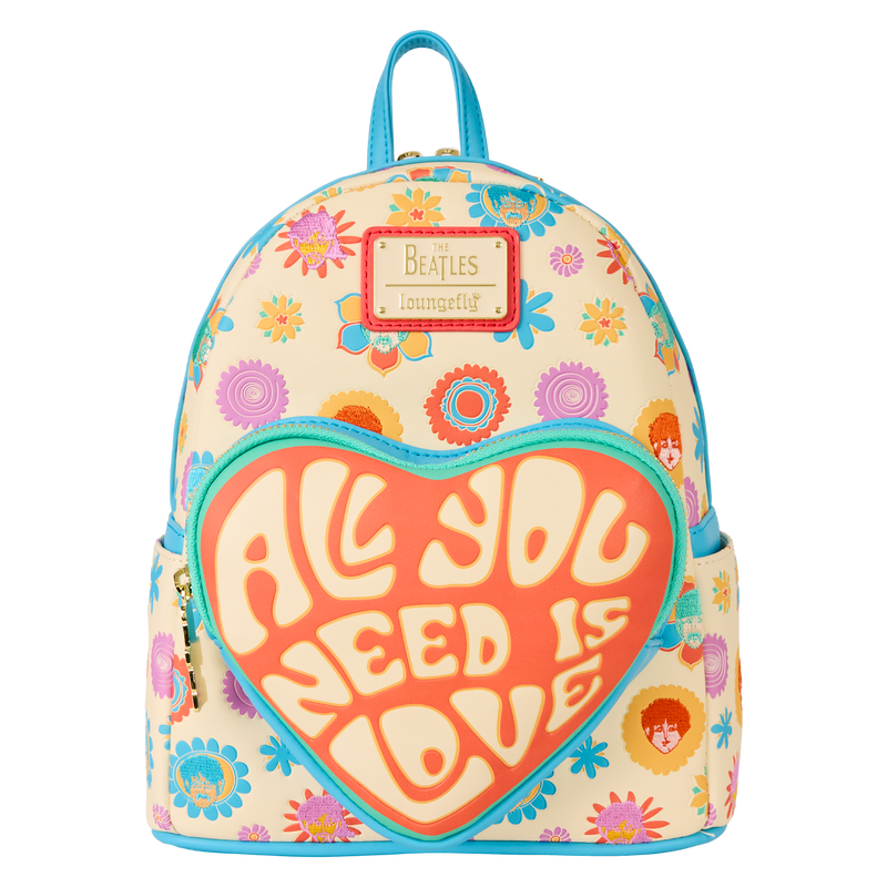 Loungefly The Beatles All You Need Is Love Mini Backpack (Online Order Only)