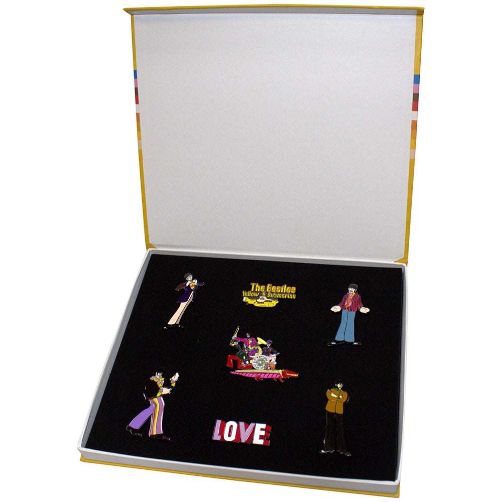 The Beatles Pin Badge Set: Yellow Submarine Band (ONLINE ORDER ONLY)