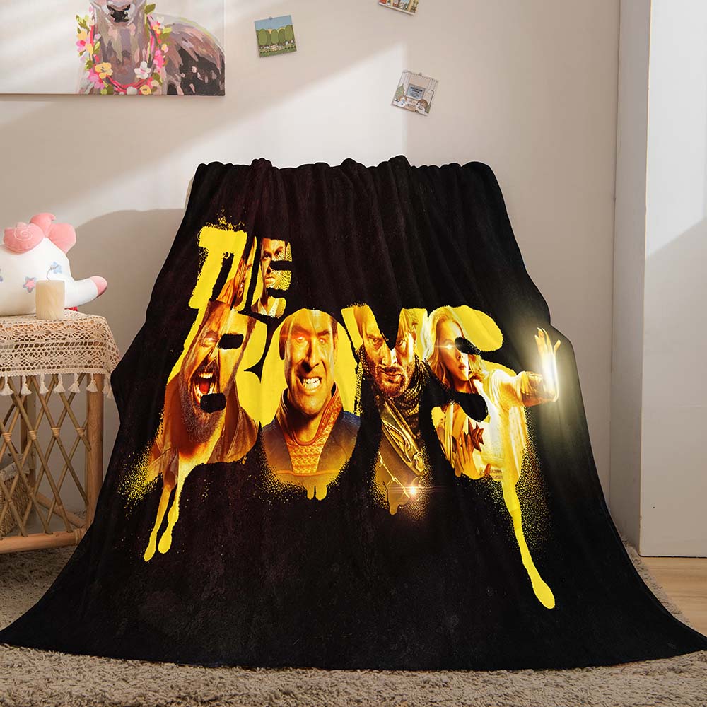 The Boys Blanket Pattern Flannel Throw Room Decoration (Online Order Only)