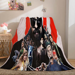The Boys Blanket Pattern Flannel Throw Room Decoration (Online Order Only)