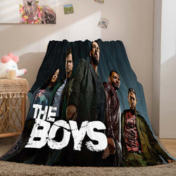 The Boys Blanket Pattern Flannel Throw Room Decoration (Online Order Only)