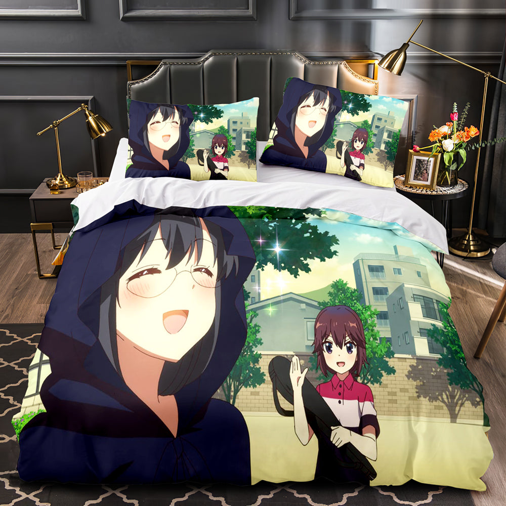 The Demon Girl Next Door 2nd Season Bedding Set Quilt Duvet Cover Bed Sets (Online Order Only)