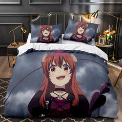 The Demon Girl Next Door Bedding Set Cosplay Quilt Duvet Cover Bed Sets (Online Order Only)