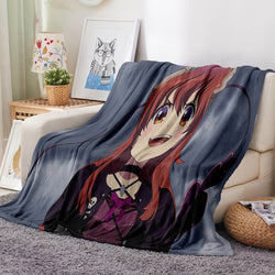The Demon Girl Next Door Blanket Flannel Fleece Blanket Throw Blanket (Online Order Only)