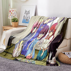 The Demon Girl Next Door Blanket Flannel Fleece Blanket Throw Blanket (Online Order Only)