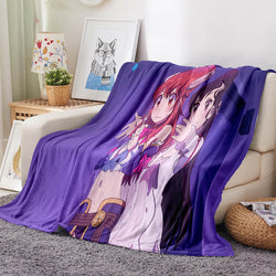 The Demon Girl Next Door Blanket Flannel Fleece Blanket Throw Blanket (Online Order Only)
