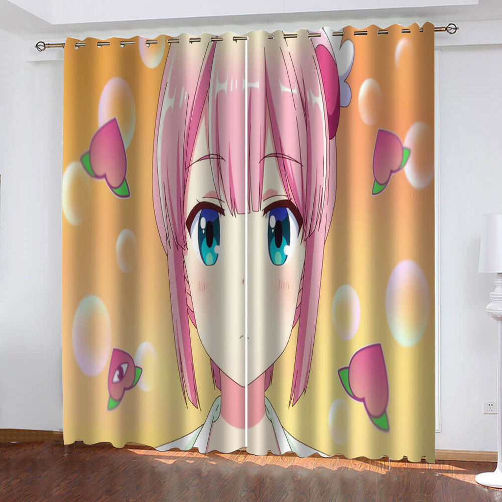 The Demon Girl Next Door Curtains Blackout Cosplay Window Drapes (Online Order Only)