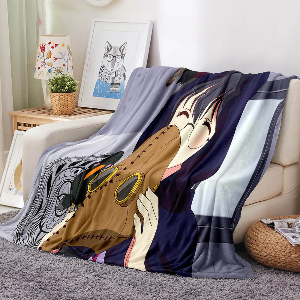 The Demon Girl Next Door Flannel Fleece Blanket Throw Cosplay Blanket (Online Order Only)