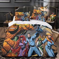 The Fantastic Four Bedding Set Quilt Duvet Cover Without Filler (Online Order Only)