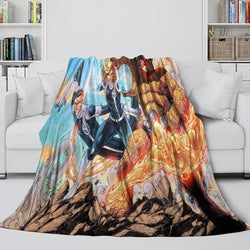 The Fantastic Four Blanket Flannel Throw Kids Room Decoration (Online Order Only)