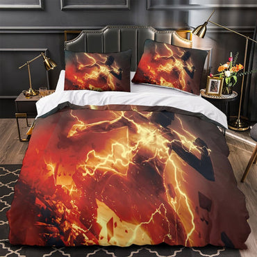 The Flash Duvet Cover Pattern Bedding Set Without Filler (ONLINE ORDER ONLY)