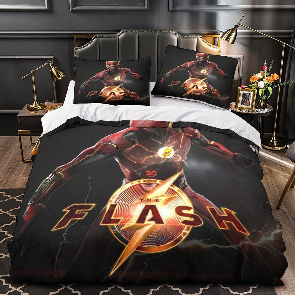 The Flash Duvet Cover Pattern Bedding Set Without Filler (ONLINE ORDER ONLY)