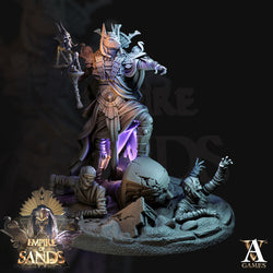3D Printed Archvillain Games The God King Anubis The Empire of Sands 28 32mm D&D (Online Only)