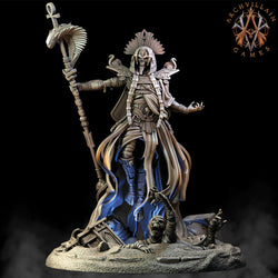 3D Printed Archvillain Games The God King Undead The Empire of Sands 28 32mm D&D (Online Only)