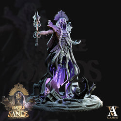 3D Printed Archvillain Games The God King Undead The Empire of Sands 28 32mm D&D (Online Only)
