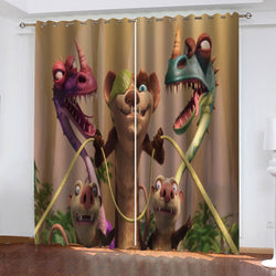The Ice Age Adventures of Buck Wild Curtains Cosplay Blackout Window Drapes (Online Order Only)