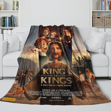 The King of Kings Blanket Flannel Throw Kids Room Decoration (Online Order Only)