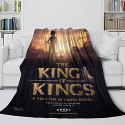 The King of Kings Blanket Flannel Throw Kids Room Decoration (Online Order Only)