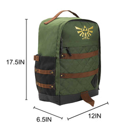 The Legend Of Zelda Hyrule Crest 17" Green adult Backpack (Online Order Only)