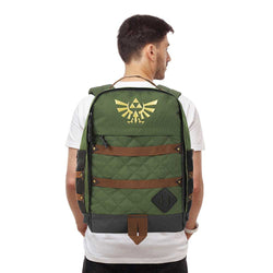 The Legend Of Zelda Hyrule Crest 17" Green adult Backpack (Online Order Only)
