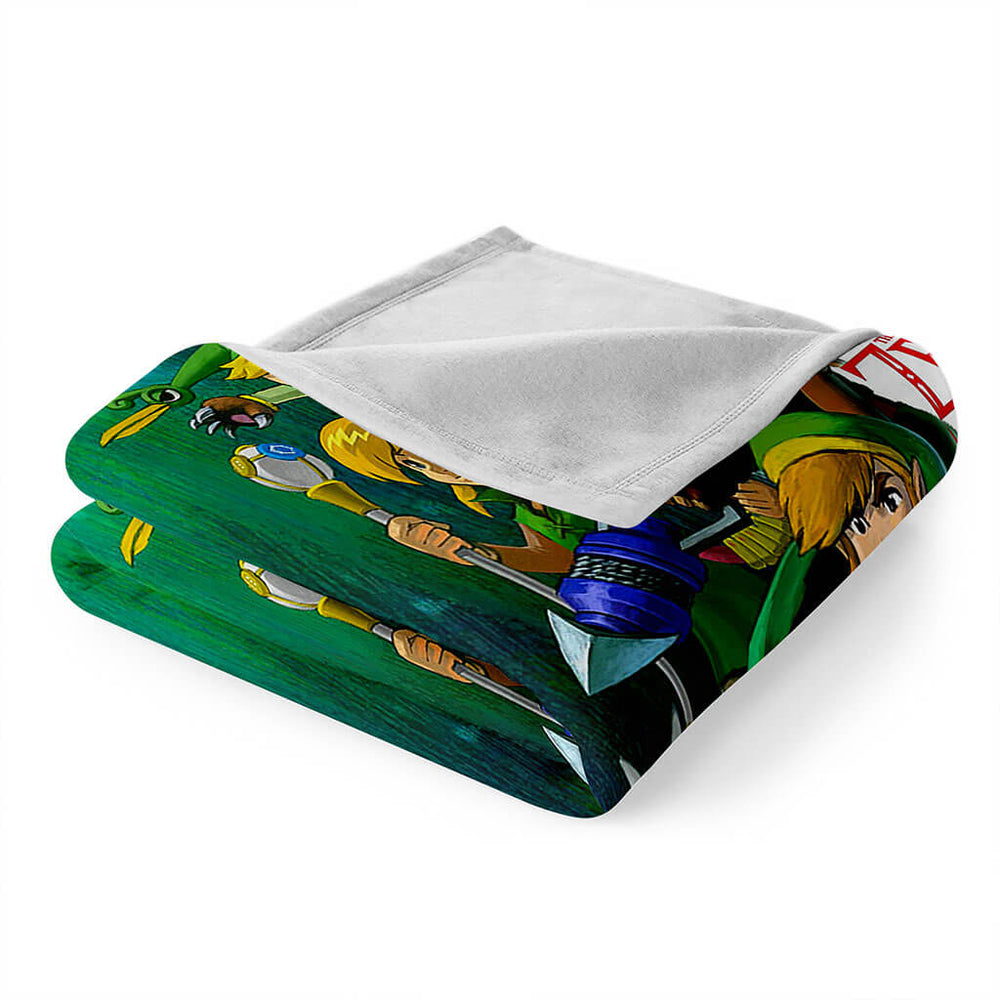 The Legend of Zelda Blanket Flannel Throw Room Decoration (Online Order Only)