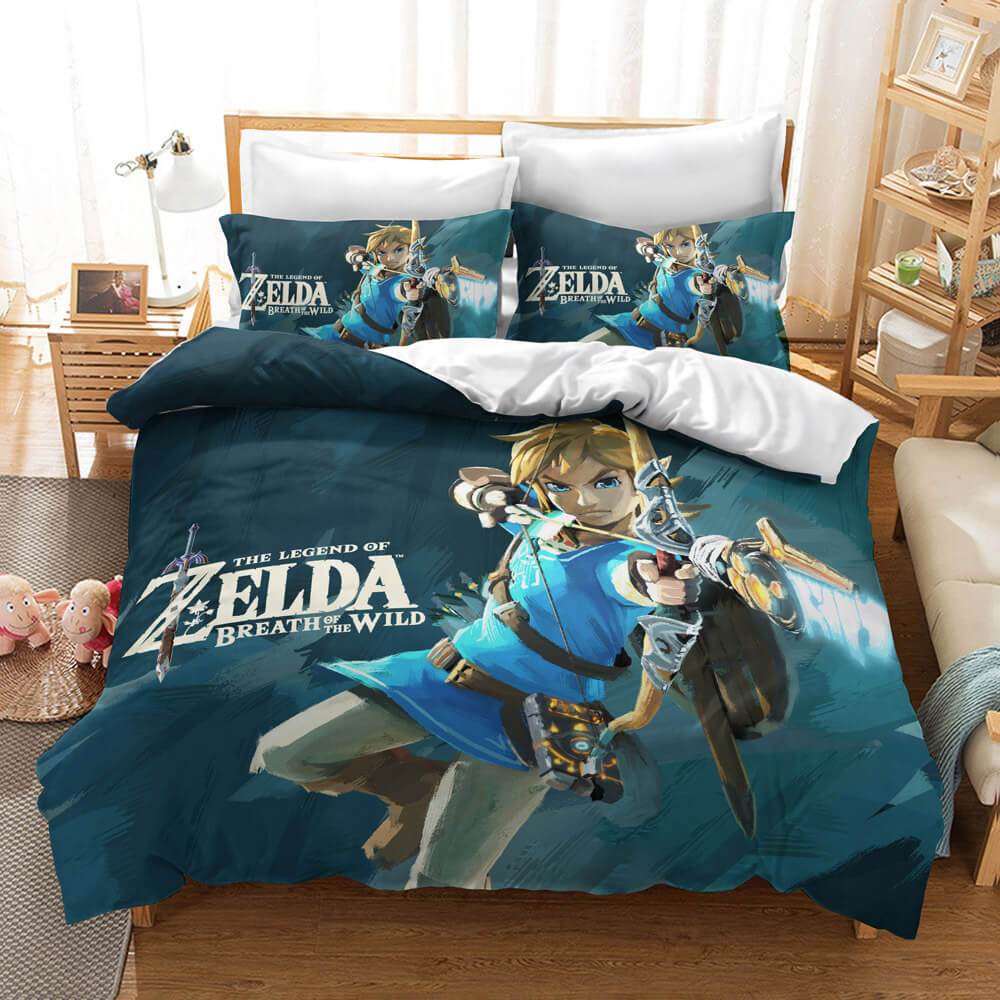 The Legend of Zelda Bedding Duvet Covers Bed Sets (Online Order Only)