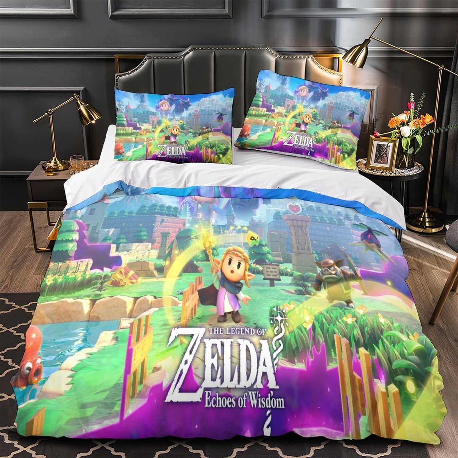 The Legend of Zelda Echoes of Wisdom Duvet Cover Bedding Set Without Filler (ONLINE ORDER ONLY)