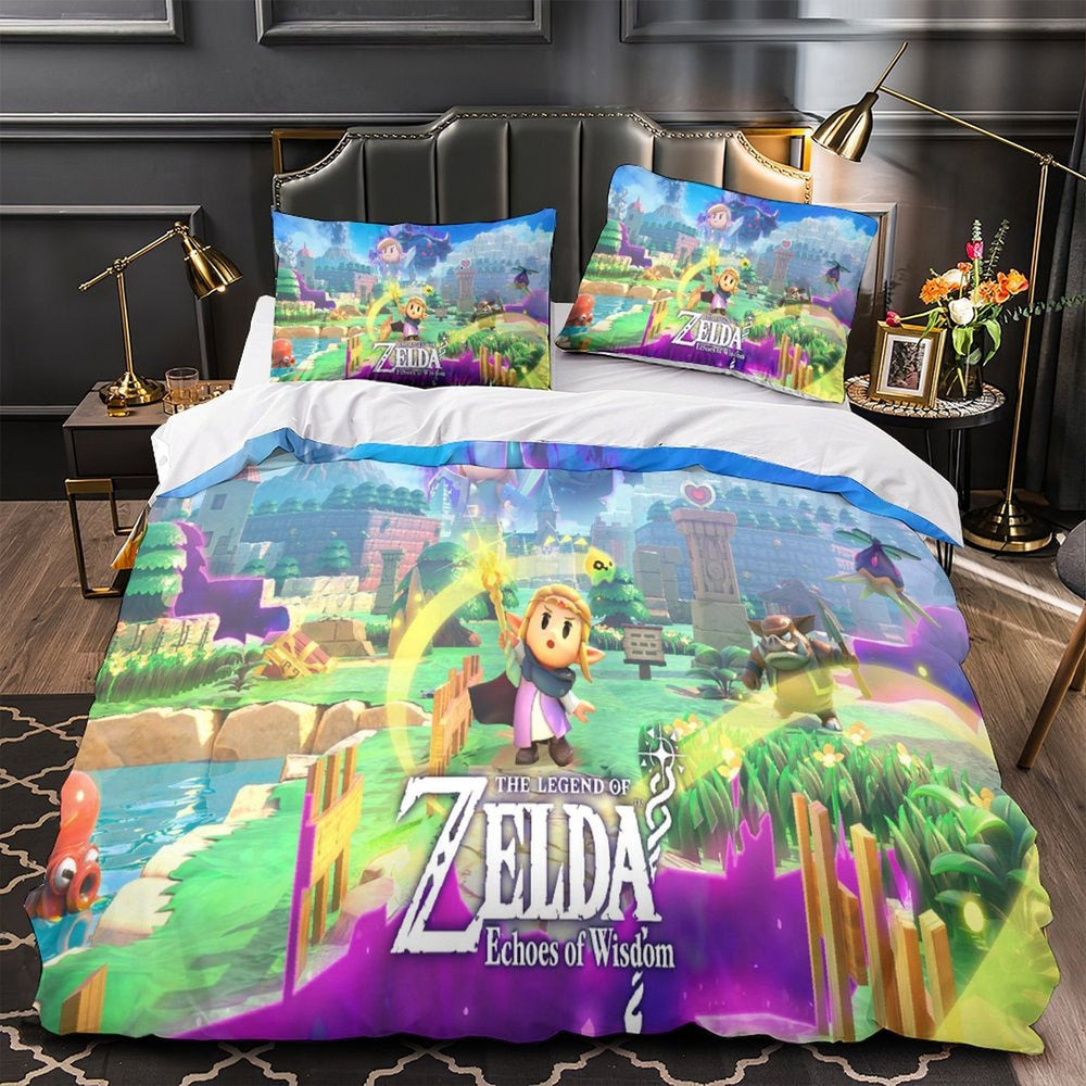 The Legend of Zelda Echoes of Wisdom Duvet Cover Bedding Set Without Filler (ONLINE ORDER ONLY)